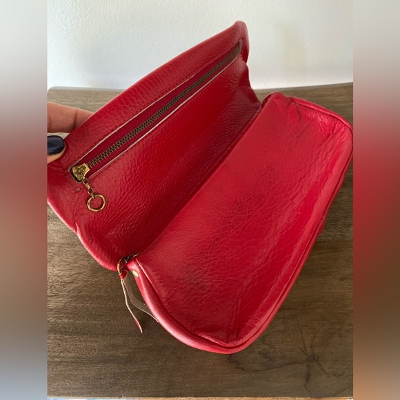 SALE Italian authentic leather clutch - Picture 2 of 4